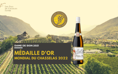 DAME DE SION 2021, GOLD MEDALLIST AT THE WORLD CHASSELAS COMPETITION!