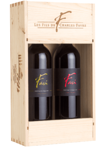 Coffret vin Favre duo Favi Blanc et Favi rouge