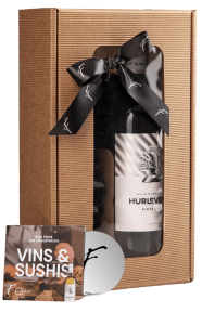 Coffret Pinot Gris Hurlevent et bon dégustation vins et sushis des Fils de Charles Favre