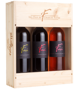 Coffret Trio Favi blanc, rouge et rosé des Fils de Charles Favre